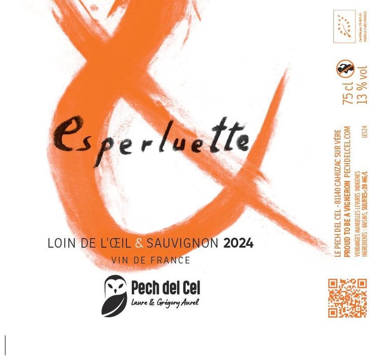 Esperluette - Domaine Du Pech Del Cel - Laure et Grégory Aurel -2023