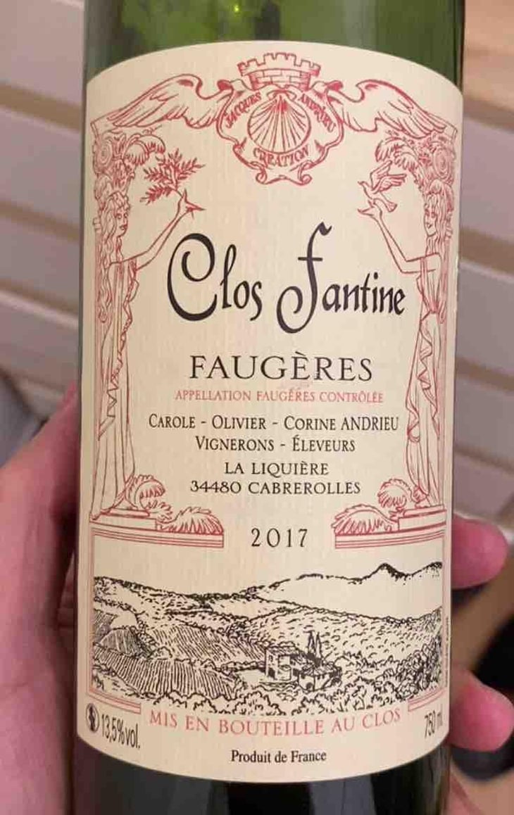 Faugères - Clos Fantine - Carole, Olivier & Corine Andrieu 