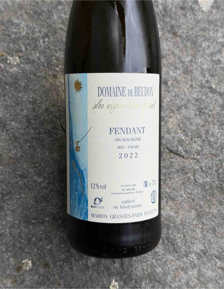 Fendant - Domaine de Beudon - Marion Granges-Fayss 