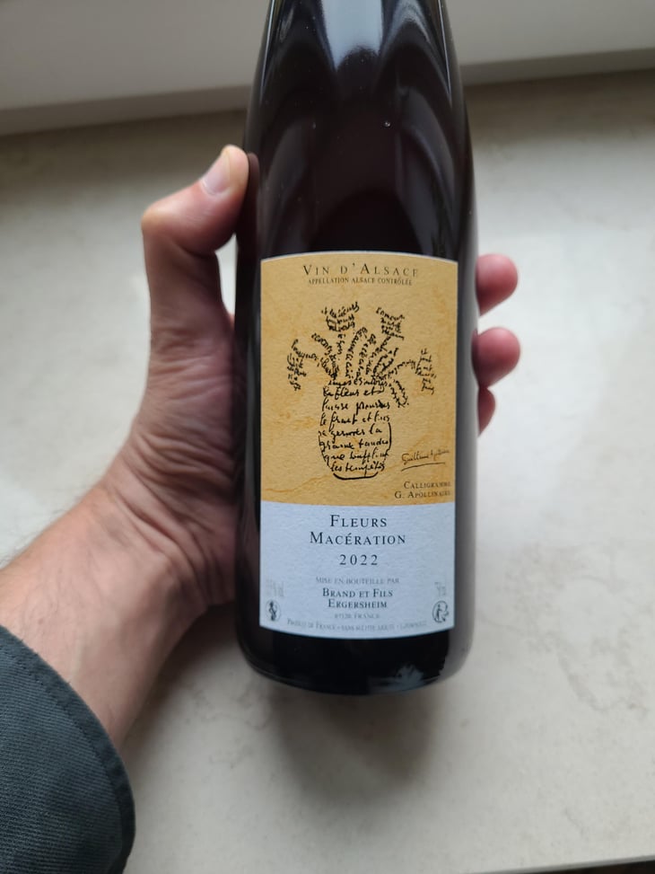 Fleurs Macération - Domaine Brand & Fils - Philippe Brand 