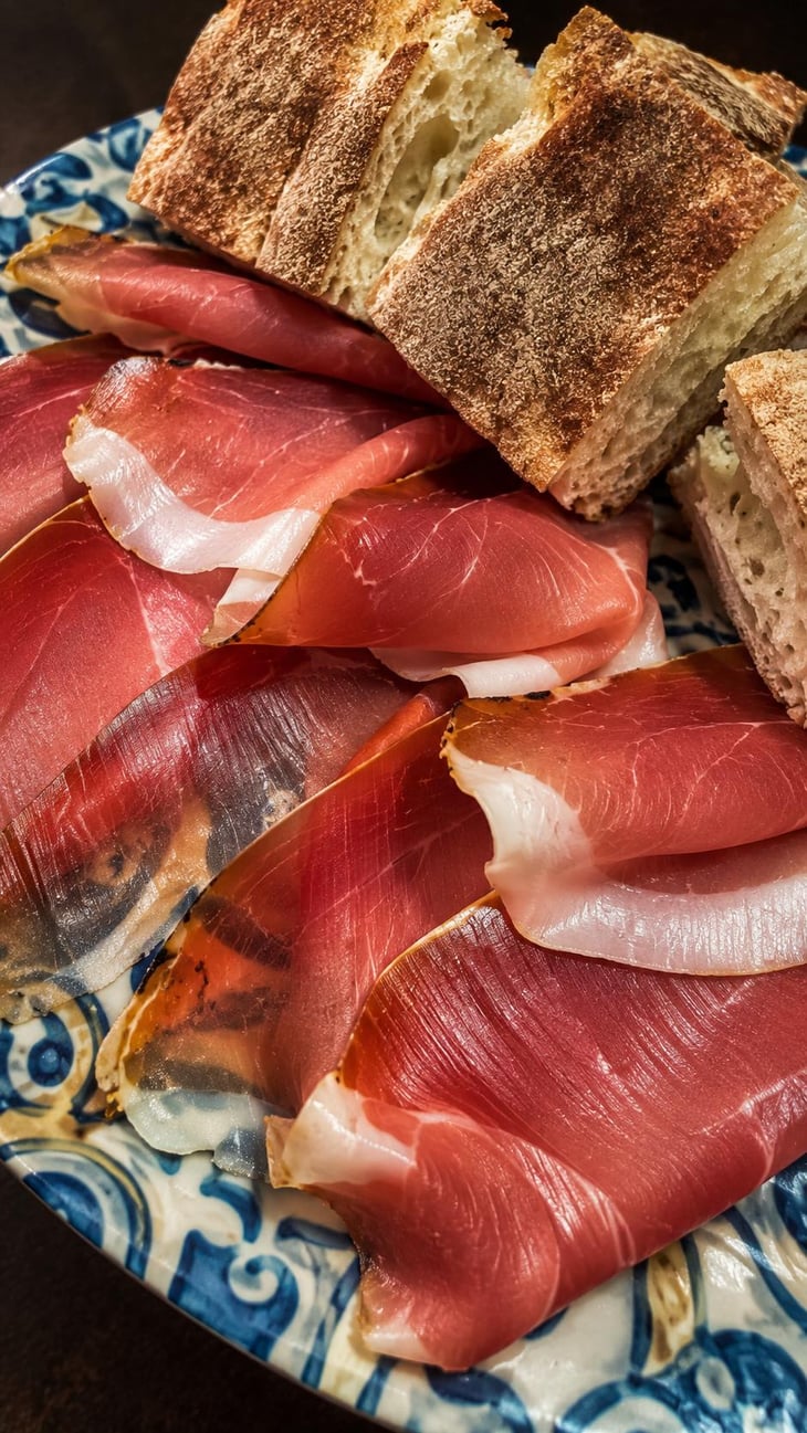 Focaccia E Culatta - Retro bottiglieria alimentare - 1395828