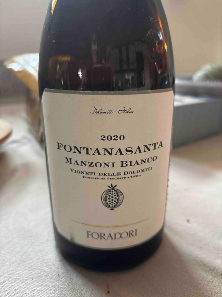 Fontanasanta Manzoni Bianco - Azienda Agricola Foradori - Elisabetta Foradori 