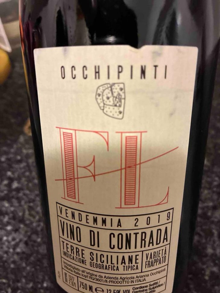 Frappato contrada fossa di lupo - Azienda Agricola Arianna Occhipinti - Arianna Occhipinti -2021
