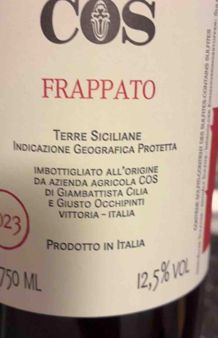 Frappato - COS - Giambattista Cilia, Cirino Strano & Giusto Occhipinti 