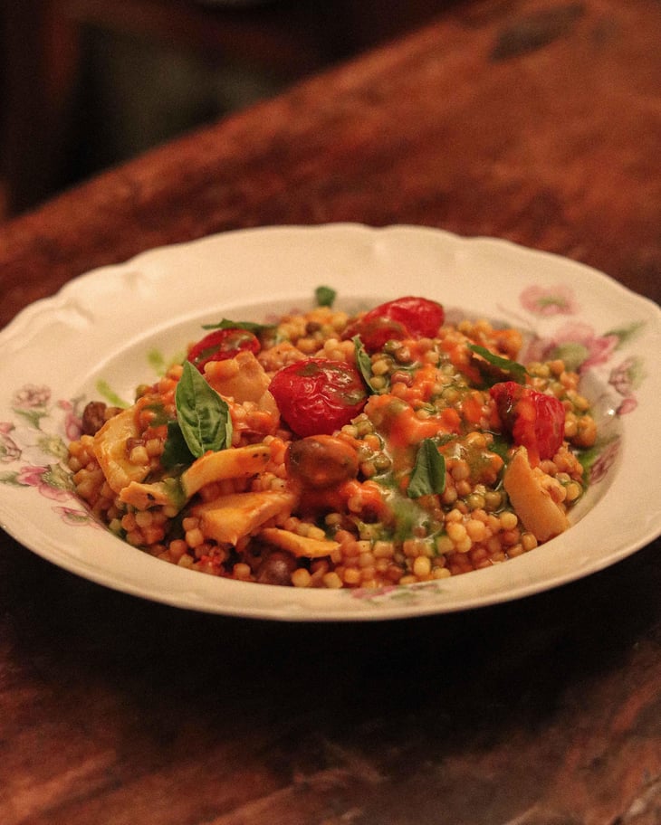 Fregola Con Baccalà Alla Romana - SEMI DI VINO - 1396050