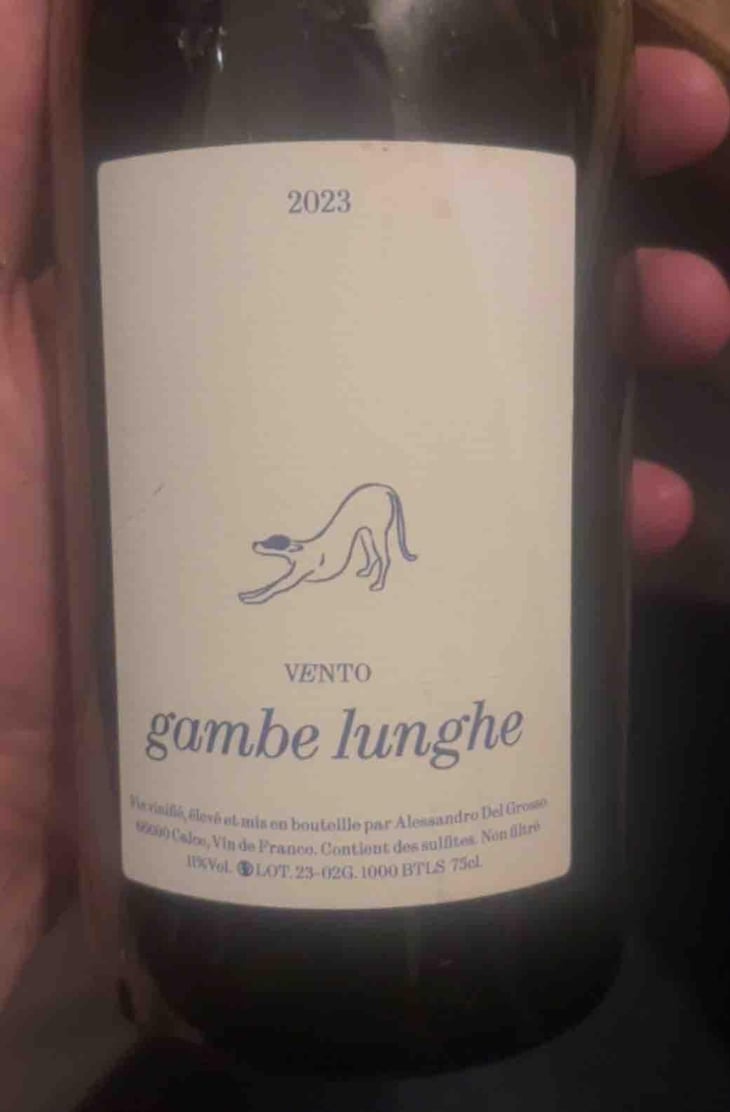 Gambe Lunghe - Domaine Vento - Alessandro del Grosso -2024