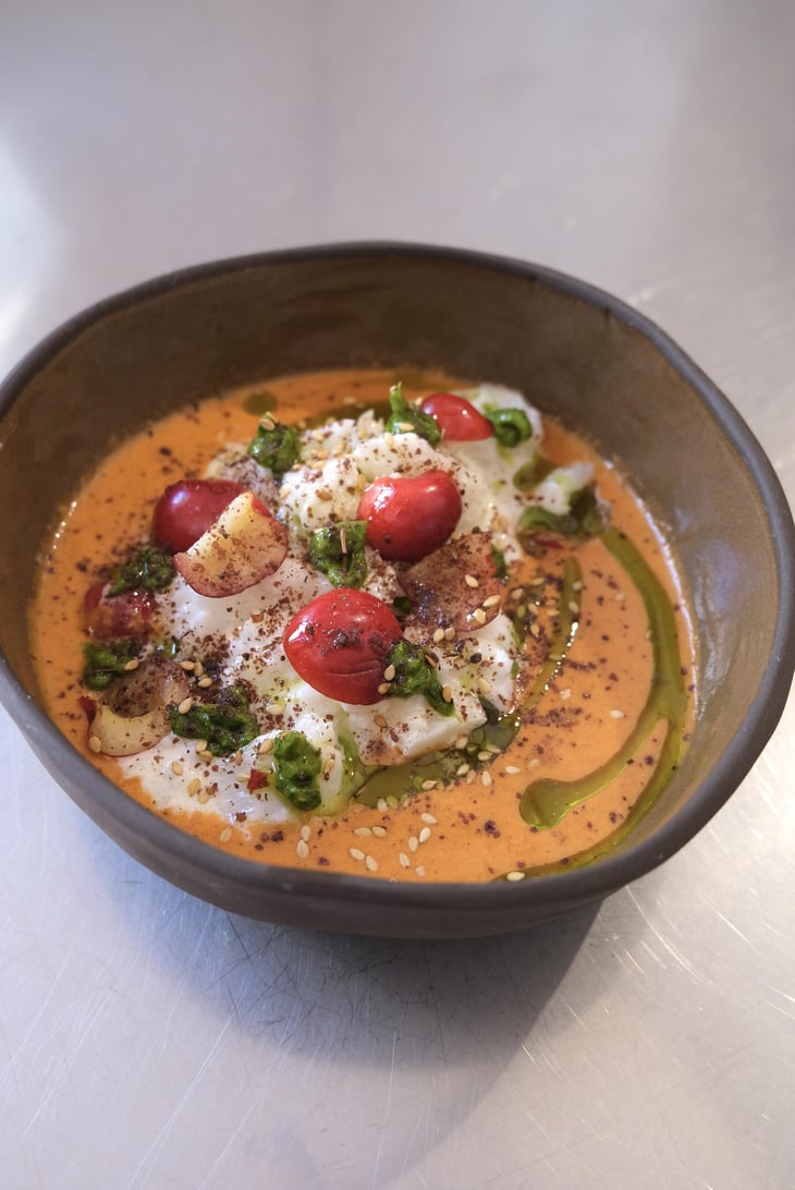 Gazpacho, Baccalà, Pil Pil, Ciliegie - Sponda - 1363043