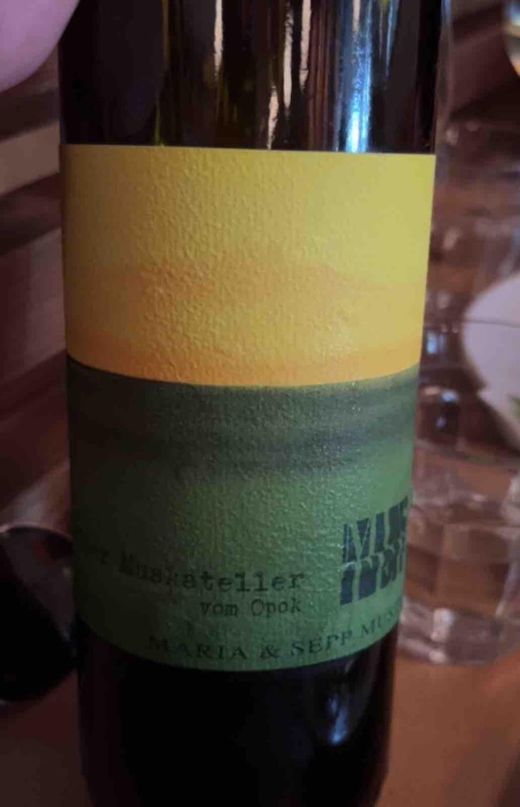 Gelber Muskateller vom Opok - Weingut Muster - Maria & Sepp Muster 