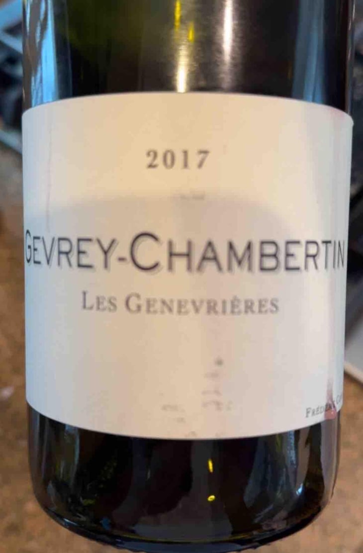 Gevrey-Chambertin "Les Genevrières" - Domaine de Chassorney - Frédéric Cossard -2017