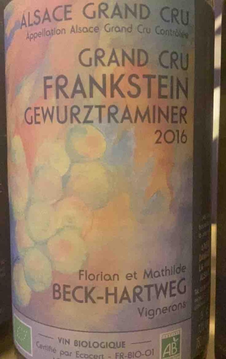 Gewürztraminer Grand Cru Frankstein - Florian & Mathilde Beck-Hartweg - Florian & Mathilde Beck-Hartweg 