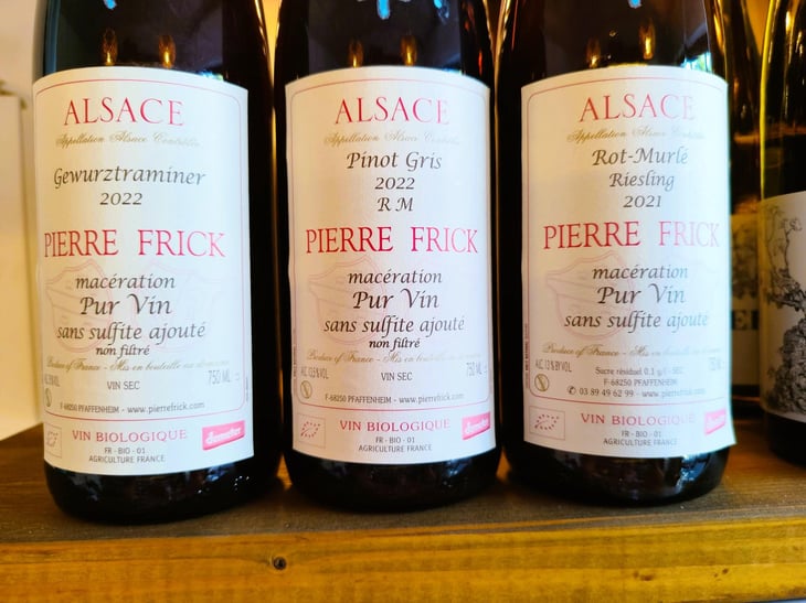 Gewurztraminer Riesling Pinot grigio - Domaine Pierre Frick - Jean-Pierre, Chantal et Thomas Frick 