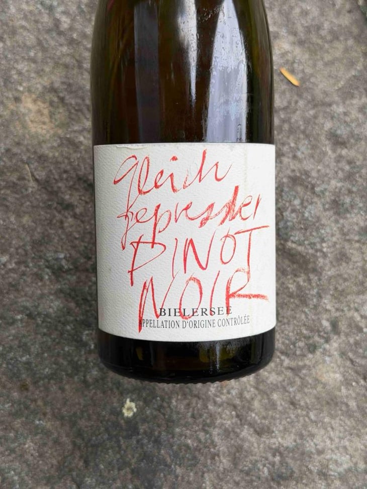 Gleichgepresster Pinot noir - Clos Vert - Helena Hebing, Noel Urwyler & Thomas Wehrlin -2025