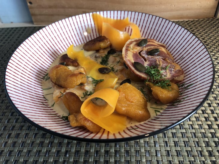 Gnocchis De Butternut, Pancetta Et Sauge - Cafe Du Port - 1315272