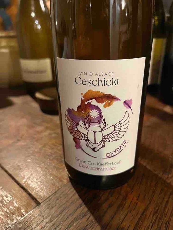 Grand Cru Kaefferkopf Macération - Domaine Geschickt - Arnaud Geschickt & Aurélie Fayolle 