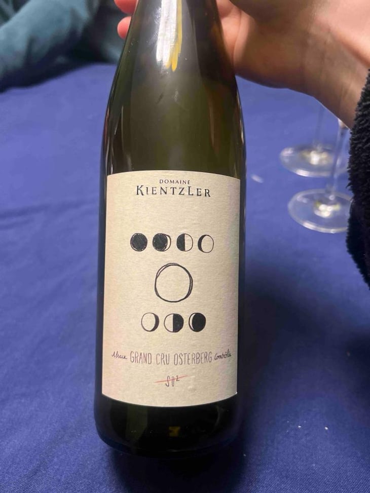Grand cru osterberg - Kientzler - Francois kientzler -2020