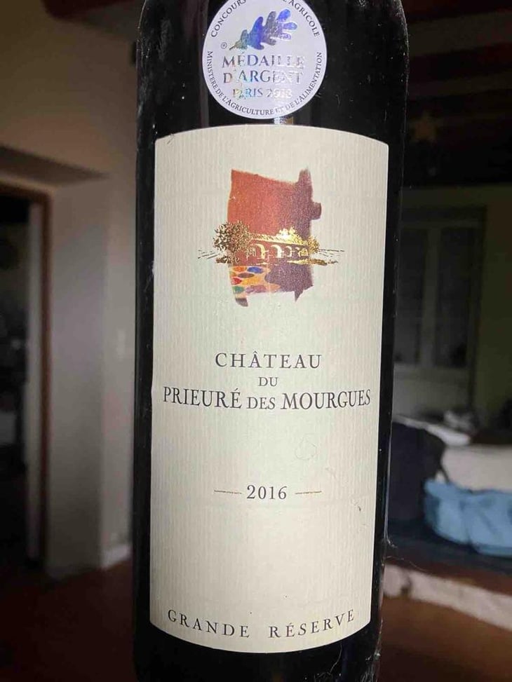 Grande Reserve - Chateau du Prieuré des Mourgues - Jerome Roger -2016