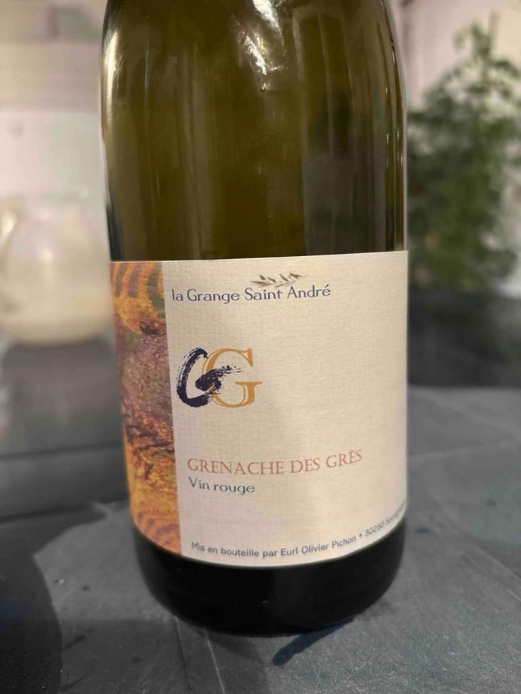 Grenache des grès - La Grange Saint André - Olivier Pichon -2019