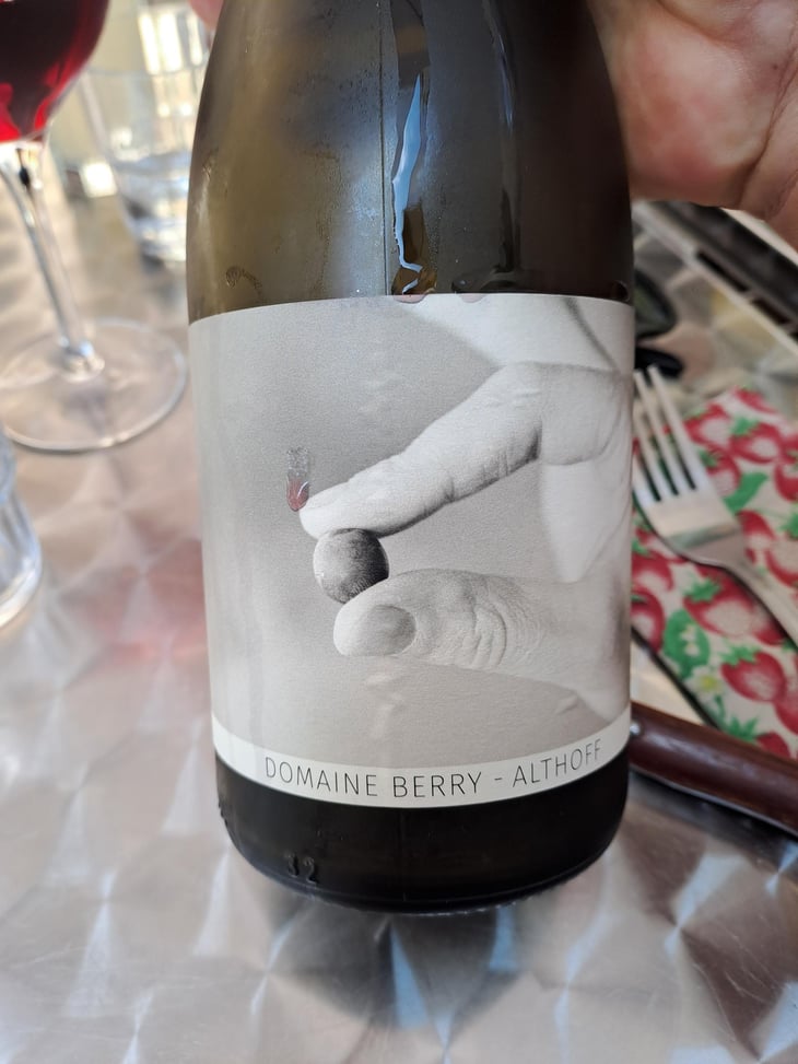 Grenade - Domaine Berry - Althoff & Le Quai à Raisins - Imogen Berry & Robin Althoff 