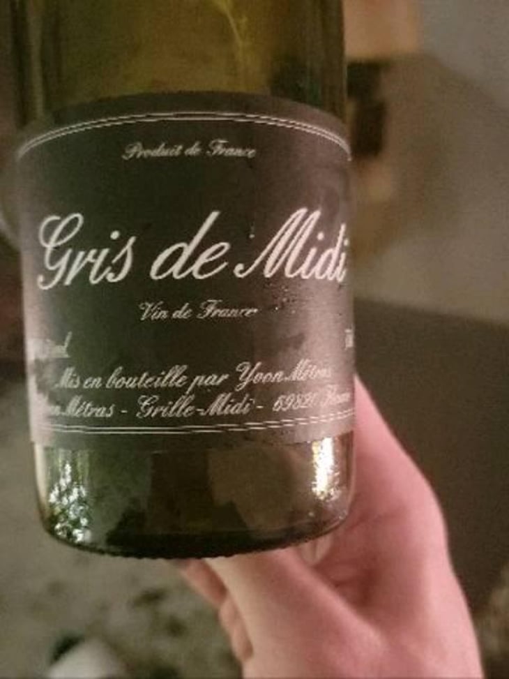 Gris de midi - Domaine Métras - Yvon Métras -2023