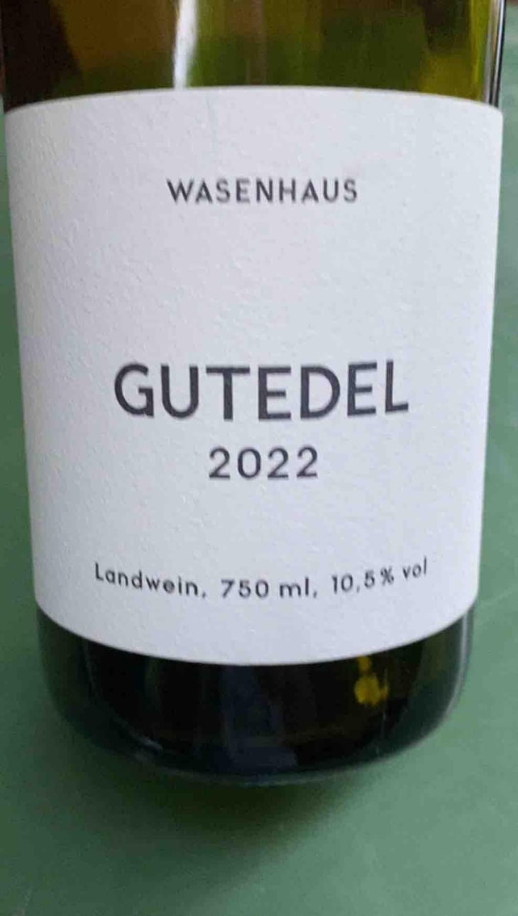 Gutedel - Weingut Wasenhaus - Christoph Wolber & Alexander Götze 