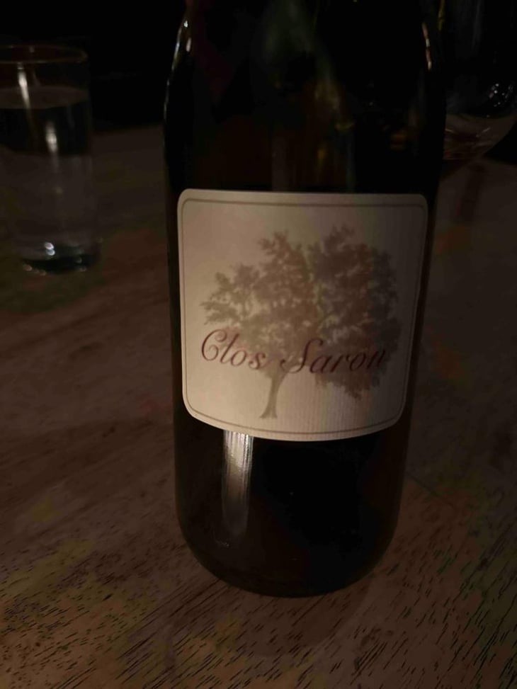Home Vineyard Pinot Noir - Clos Saron - Gideon Bienstock 