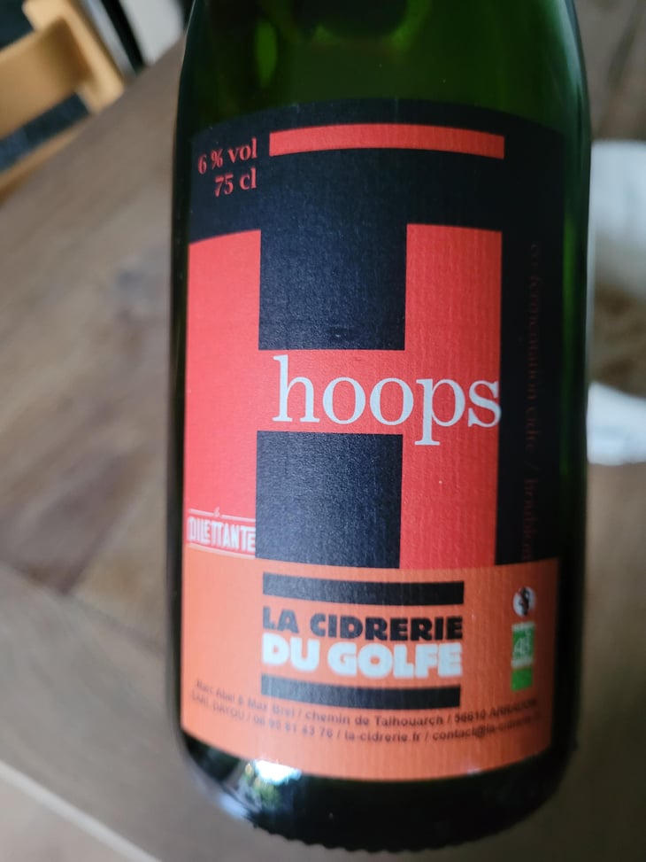 Hoops (cidre) - La Cidrerie du Golfe - Marc Abel, Max Brel 