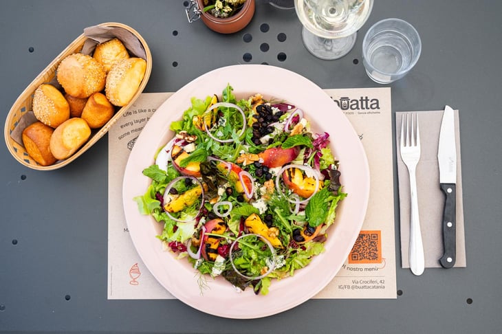 Insalata Di Ceci Neri E Pesche - Buatta - 1391281