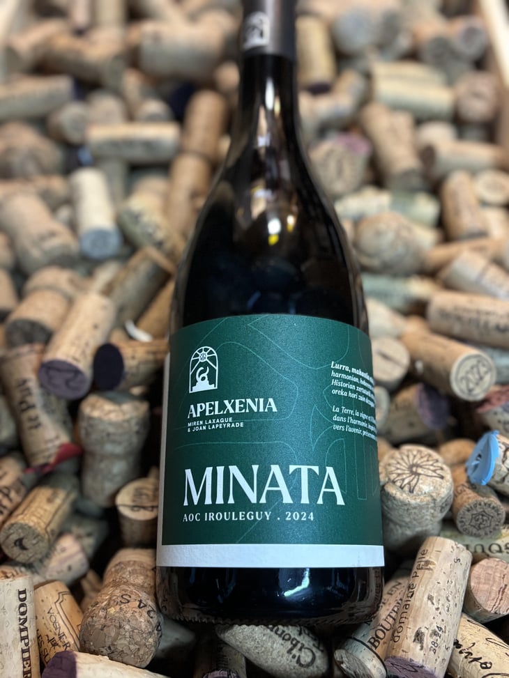 Irouleguy Minata - domaine Apelxenia - Miren Laxague et Joan Lapeyrade 