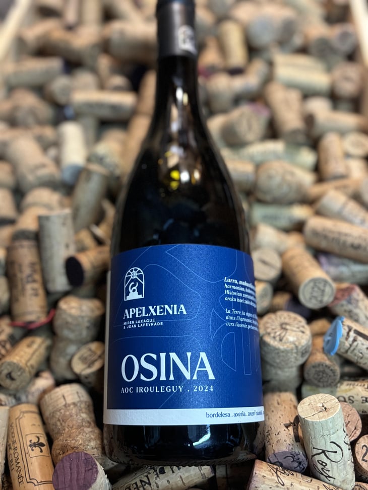 Irouleguy Osina - domaine Apelxenia - Miren Laxague et Joan Lapeyrade -2024