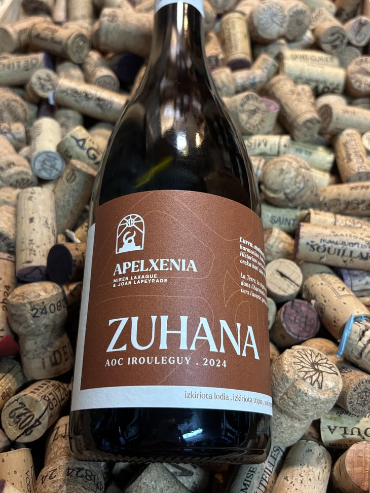 Irouleguy Zuhana - domaine Apelxenia - Miren Laxague et Joan Lapeyrade -2024