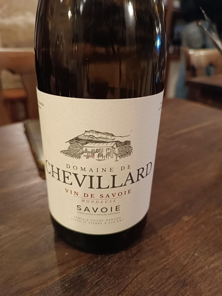 Jacquère - Domaine Chevillard - Matthieu Goury & Guillemette Renard 