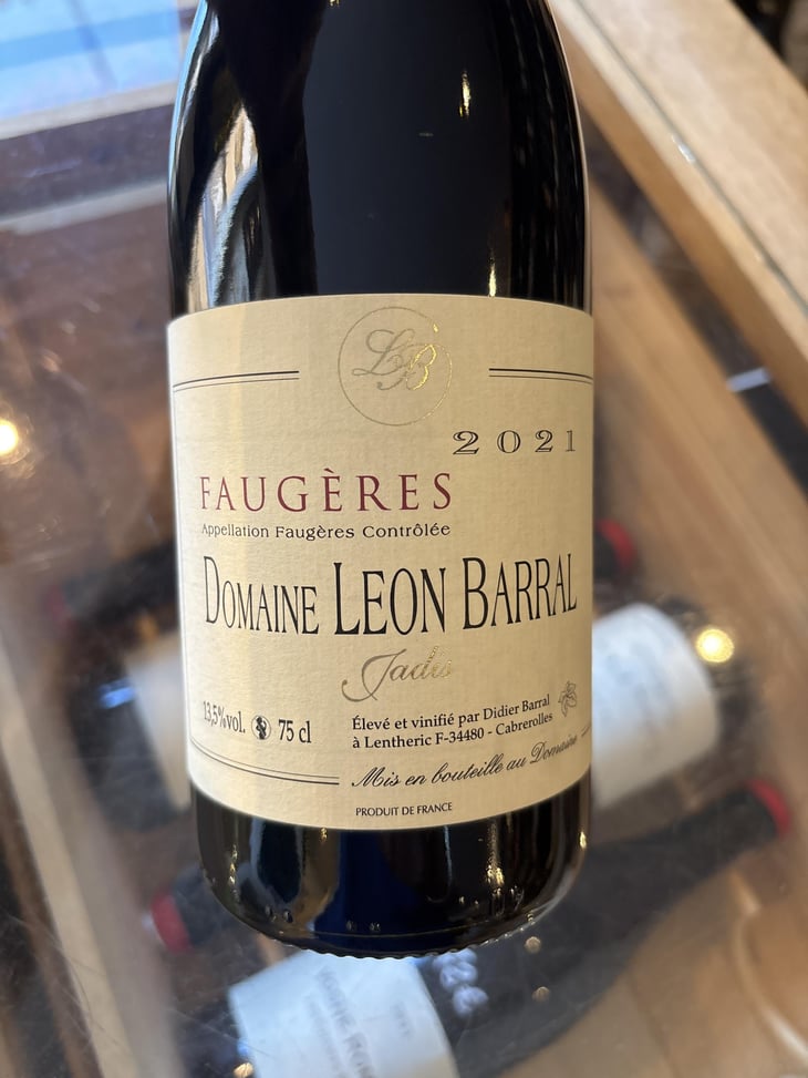 Jadis - Domaine Léon Barral - Didier Barral 
