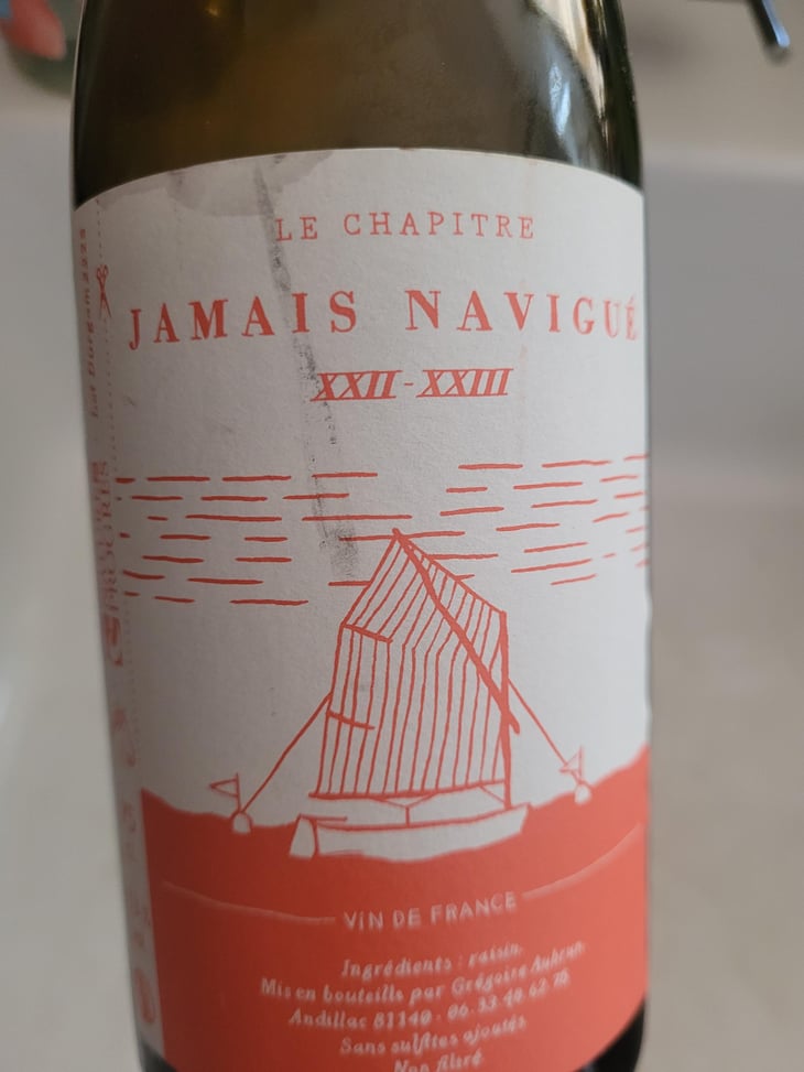 Jamais Navigué 2020 - Le Chapitre - Gregoire Aubrun -2020