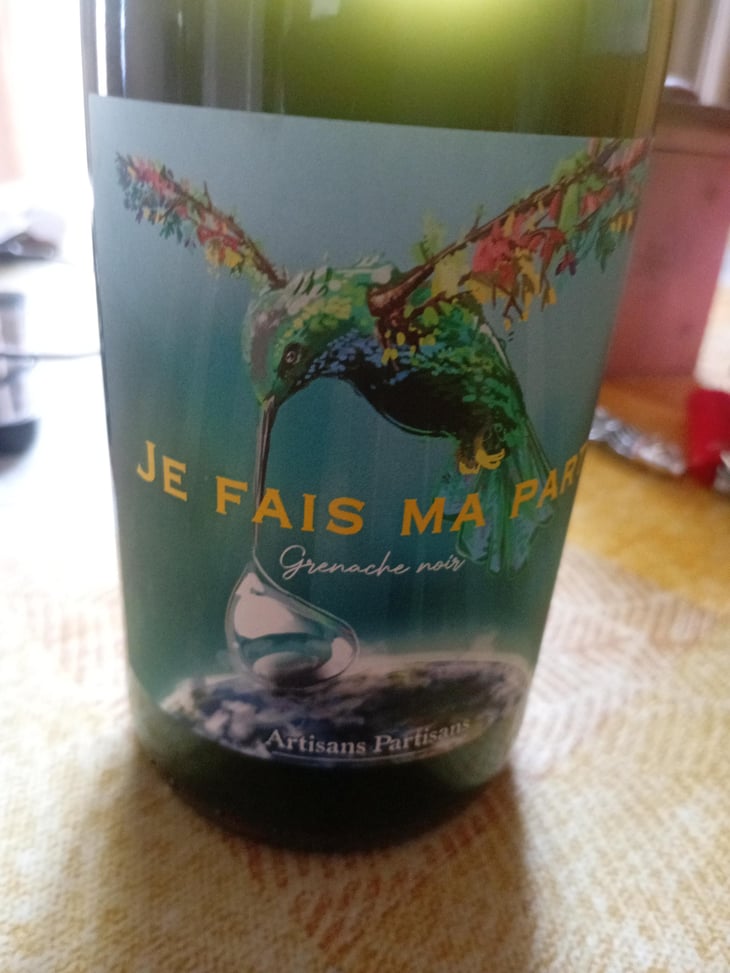 Je fais ma part - Artisans partisans - SAS Artisans partisans -2025