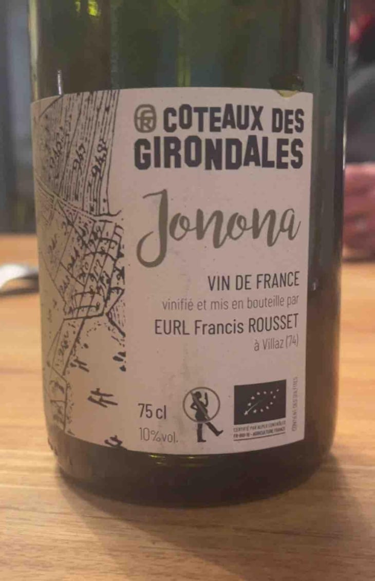 Jonona - Coteaux des Girondales - Francis Rousset 