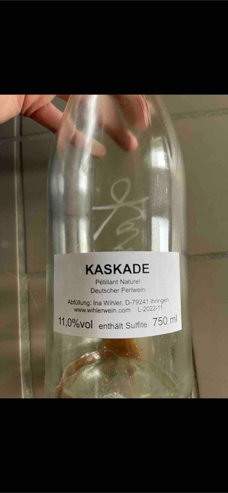 Kaskade Pet Nat - Weingut Wihler - Ina Wihler -2021