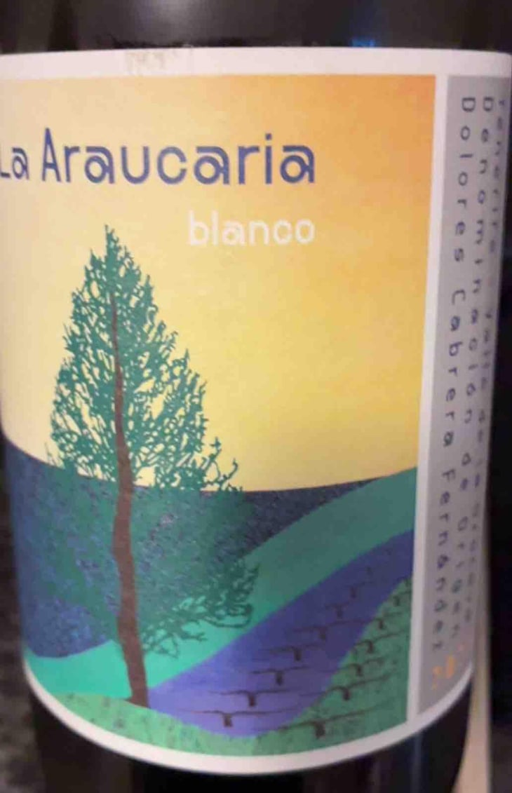 La Araucaria Blanco seco - Bodega La Araucaria - Dolores Cabrera Fernandez 