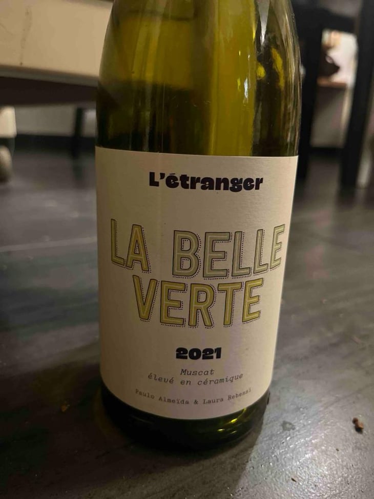 La Belle Verte - Domaine L'étranger - Paulo Almeida & Laura Rebeissi -2020