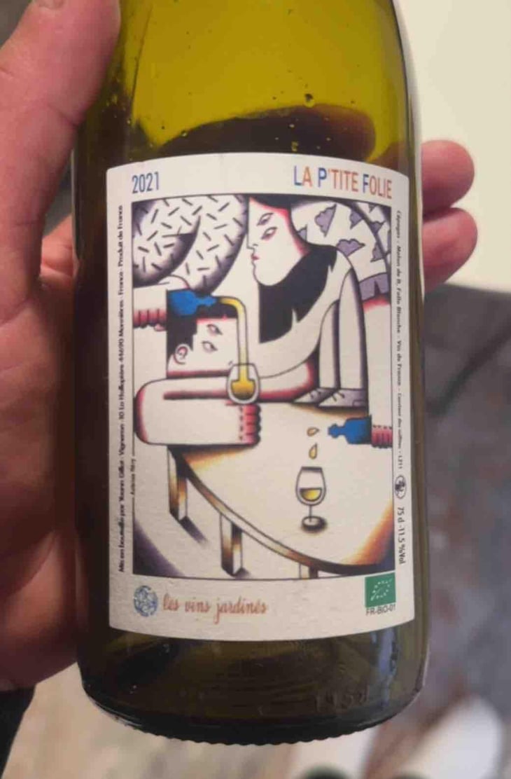 La p’tit e folie - Les Vins Jardinés - Yoann Gillot -2021