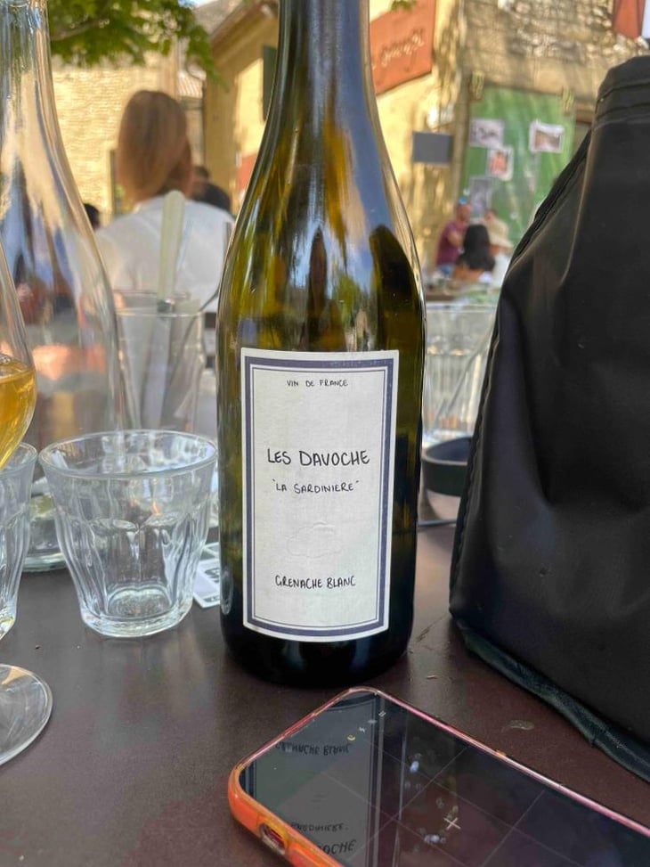 La Sardinière - Davoche Wines - Tess et Charles 