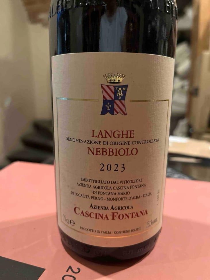 Langhe Nebbiolo - Cascina Fontana - Mario Fontana 