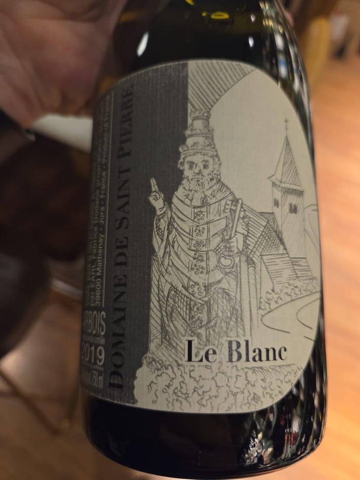 Le blanc - Domaine de Saint Pierre - Fabrice Dodane -2019