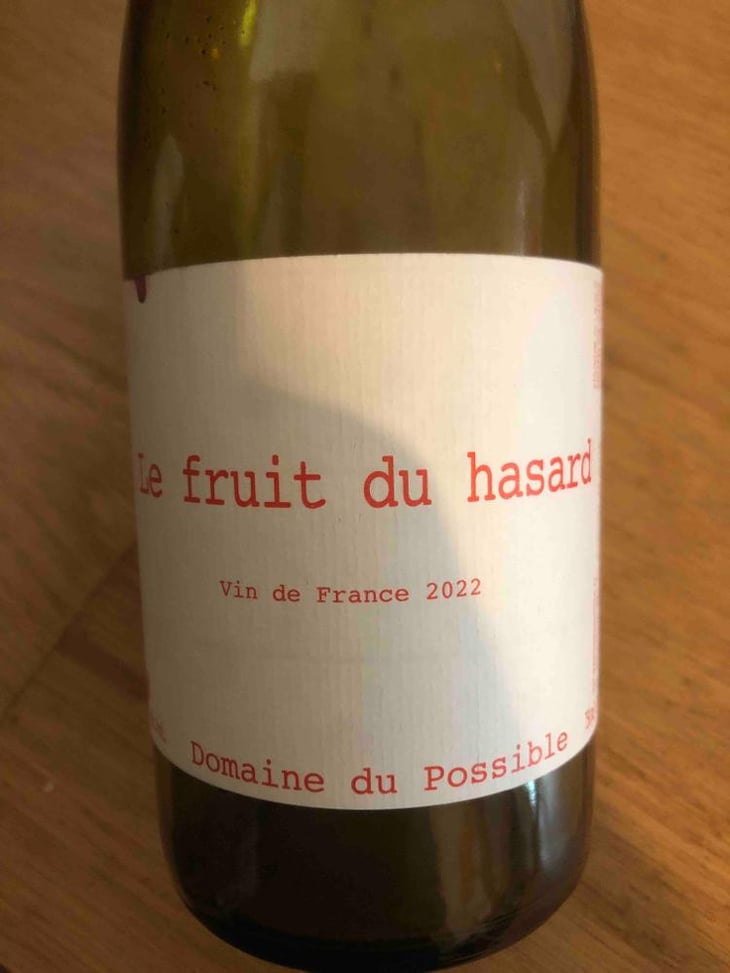Le Fruit du Hasard - Domaine du Possible - Loïc Roure 