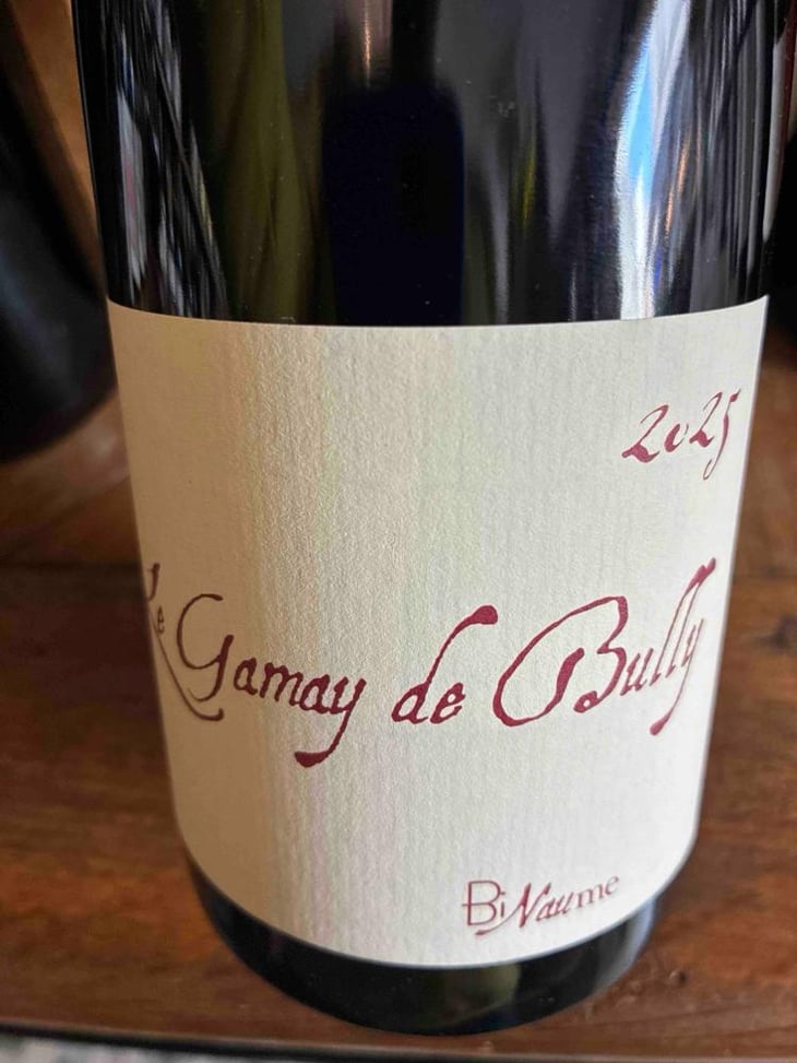 le gamay de bully - Domaine Henri Naudin-Ferrand - Claire Naudin -2023