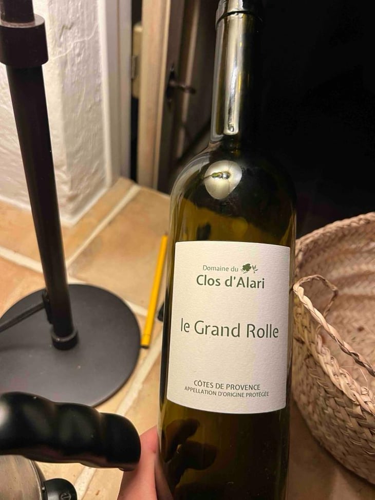 Le Grand Rolle 2020 - Domaine du Clos D’Alari - Nathalie Vancoillie-Vautrin -2020
