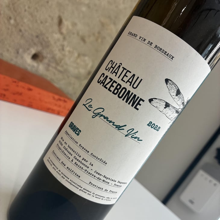 Le Grand Vin Blanc - Château Cazebonne - Jean-Baptiste Duquesne -2019