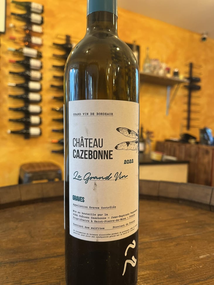 Le Grand Vin Blanc - Château Cazebonne - Jean-Baptiste Duquesne -2019