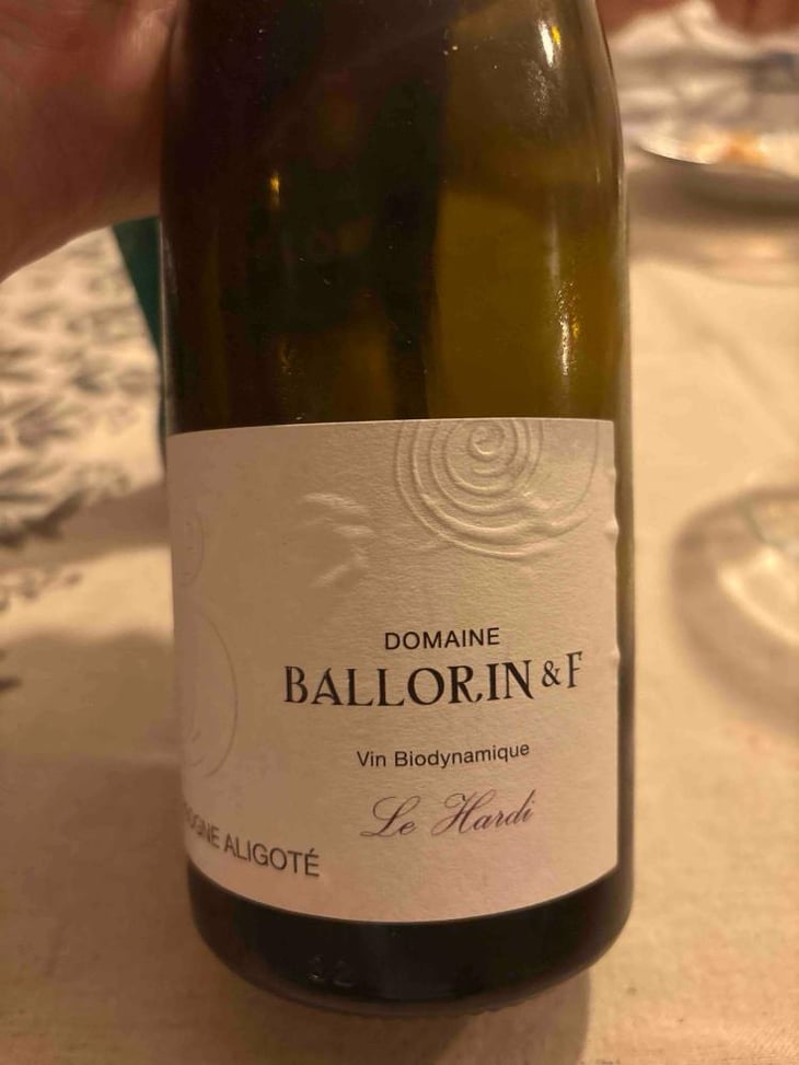 Le Hardi - Domaine Ballorin - Gilles Ballorin 