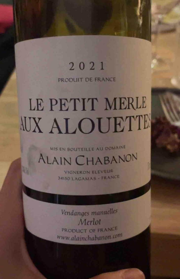 Le Petit Merle Aux Alouettes - Domaine Alain Chabanon - Alain Chabanon -2014