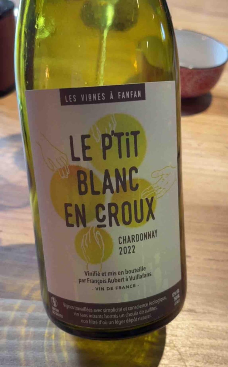 Le P'tit Blanc en Croux - Les Vignes à Fanfan - Francois Aubert 